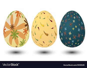 Easter egg vector image