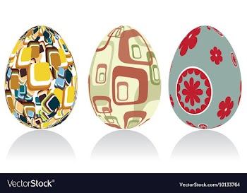 Easter egg vector image