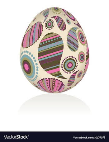 Easter egg vector image