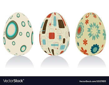 Easter egg vector image
