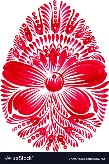 Easter egg vector image