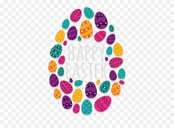 Easter eggs background 