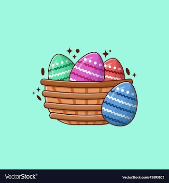 easter eggs bucket design