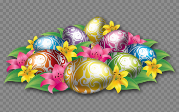 Easter Eggs PNG High-Quality Image
