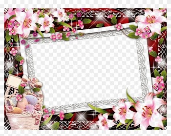 Easter Frames Png Background Image - Pink Easter Frames