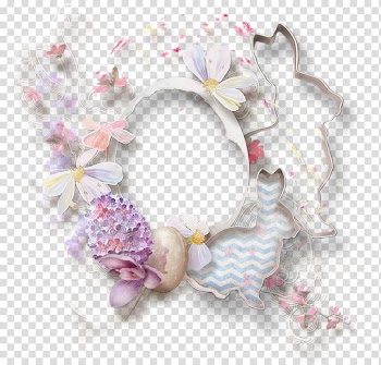 Easter Leaf, easter frame transparent background PNG clipart