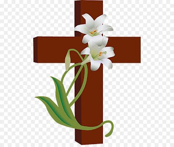 Easter lily Christian cross Clip art - HOLY WEEK 
