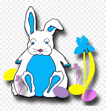 Easter Parade - Easter Bunny Canvas Bag, Adult Unisex, Natural