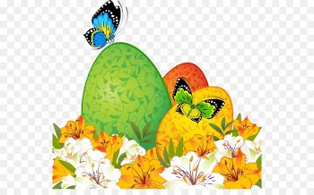 Easter Photography Illustration - Cartoon butterfly 