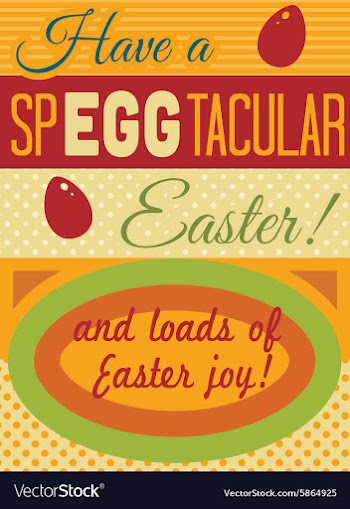 Easter Poster vector image