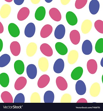 Easter seamless pattern Eggs design Easter egg vector image