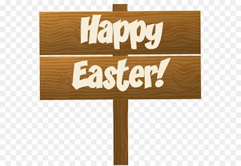 Easter Sign Clip art - Happy Easter Wooden Sign Transparent PNG Clip Art Image 