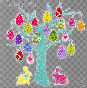 Easter Tree PNG Photo