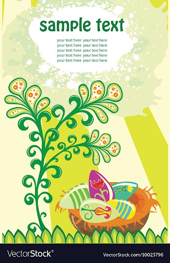 Easter vector image