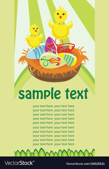 Easter vector image