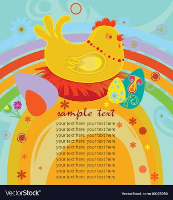 Easter vector image