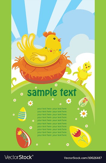 Easter vector image