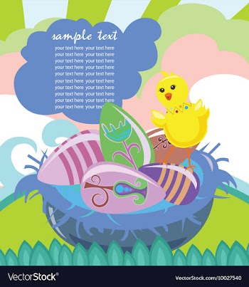 Easter vector image