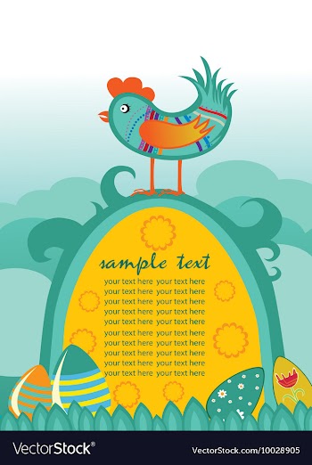 Easter vector image