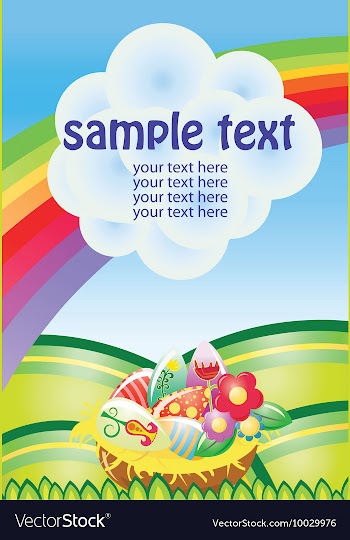Easter vector image