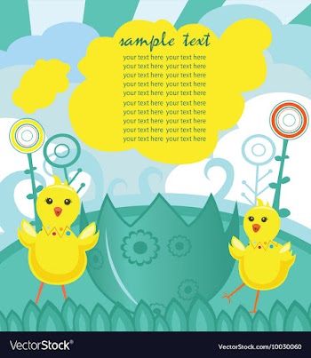 Easter vector image