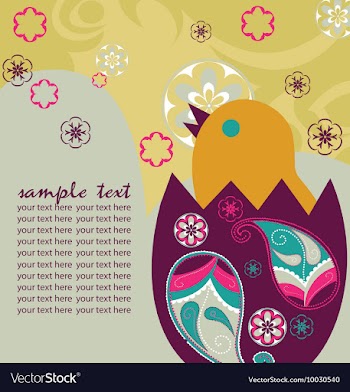 Easter vector image
