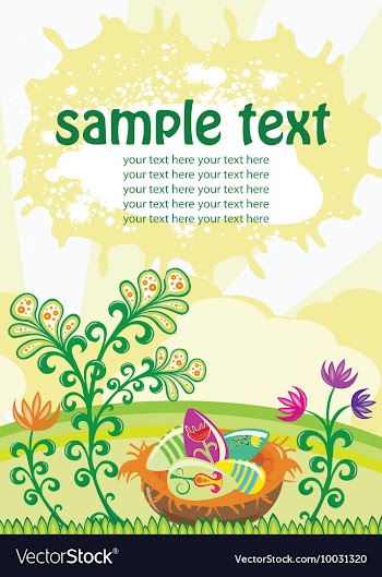 Easter vector image