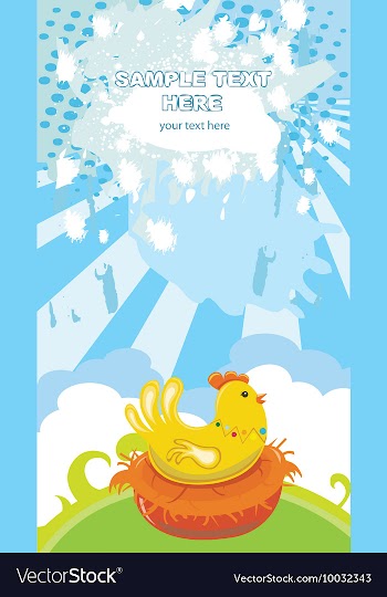 Easter vector image