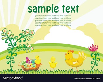 Easter vector image