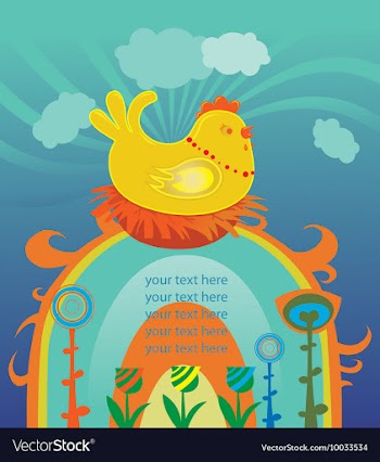 Easter vector image