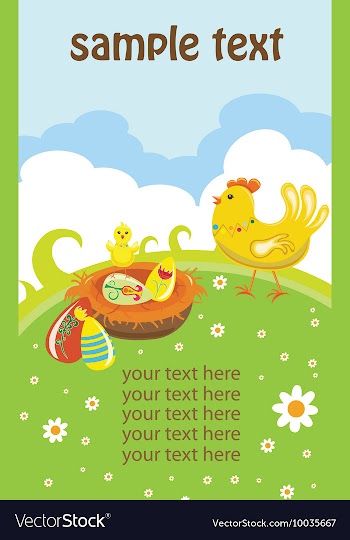 Easter vector image