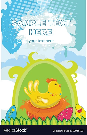 Easter vector image