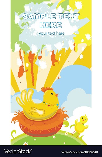 Easter vector image