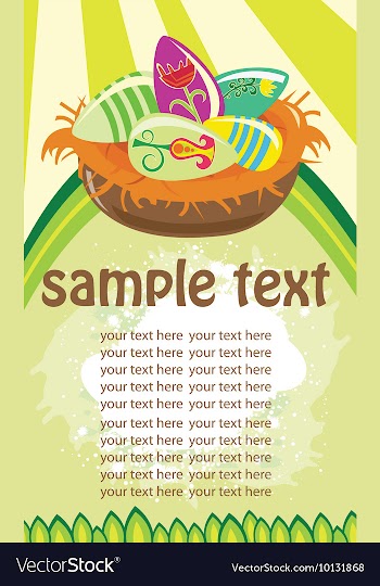 Easter vector image