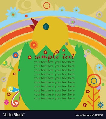 Easter vector image