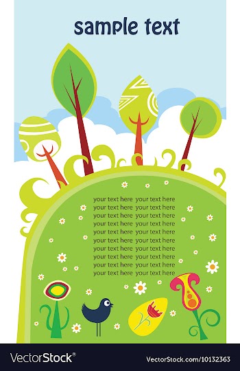 Easter vector image