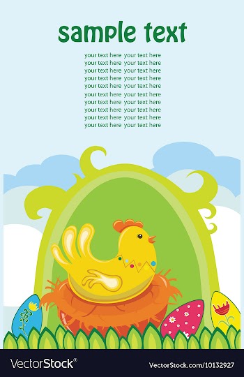 Easter vector image