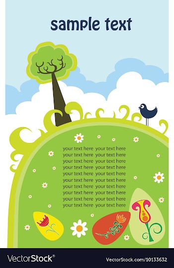Easter vector image