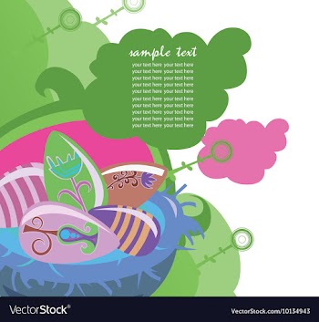 Easter vector image