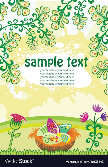 Easter vector image