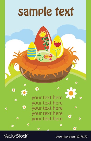 Easter vector image