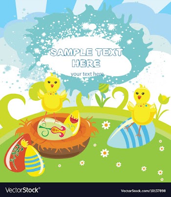 Easter vector image