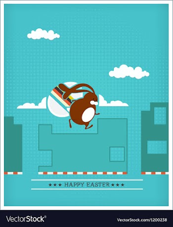 Easter vector image