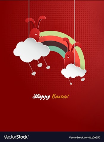 Easter vector image