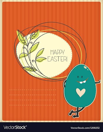 Easter vector image