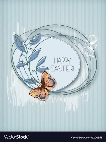 Easter vector image