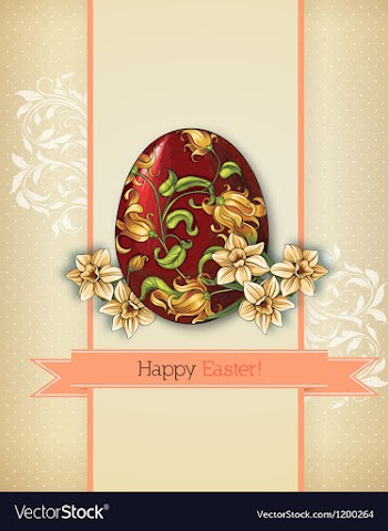 Easter vector image
