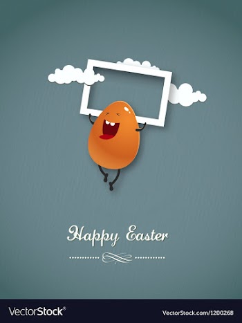 Easter vector image