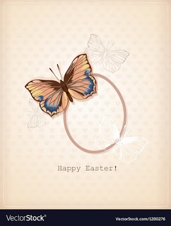 Easter vector image