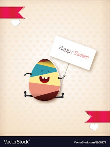 Easter vector image